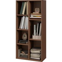 Libreria mobile a cubi en legno 7 ripiani dimensioni diverse 50x24x106 cm