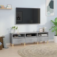 TV Cabinet Concrete Grey 150x30x44,5 cm Engineered Wood vidaXL