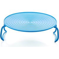 Plateau chauffant efficace pour micro-ondes, plateau-Bleu