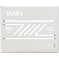 Scatola portaoggetti da parete per router Wi-Fi - Mensola decorativa da parete - Decorazione da parete - Organizzatore multifunzionale per router - Organizzatore di cavi - Bianco