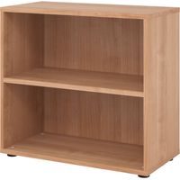 bümö smart Aktenregal - 2 Ordnerhöhen Nussbaum
