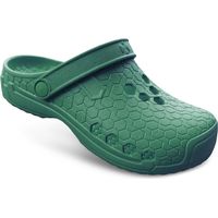 TAMS® Unisex Gartenclogs mit Schnalle "Hex Clap" aus weichem EVA Grün 36