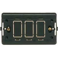 Supporto 3 moduli Venus Marlanvil 1800 per scatola rettangolare Magic
