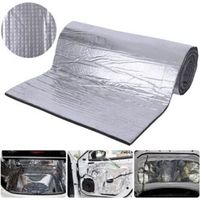 Tapis d’Isolation Acoustique pour Voitures 50x100cm, 10MM Mousse insonorisante insonorisation phonique, étanche Isolation Acoustique de Bruit et insonorisation
