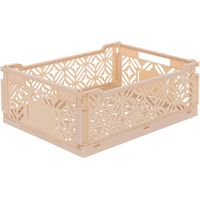 Cagette Pliante Empilable "Arry" 40cm Beige