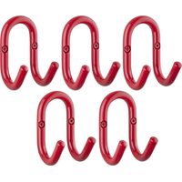 SOTECH Garderobenhaken FARA 87 mm Rot, 5 Stück