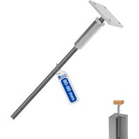 Pied de poteau réglable galvanisé à chaud – 80 x 80 mm – Support de fixation pour poteaux bois et clôture – GeZu Impex