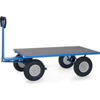 Fetra Handpritschenwagen mit Polyurethanbereifung, 1600x900mm Ladefläche 750kg Tragkraft