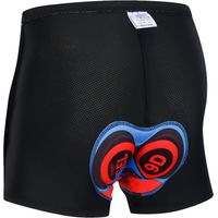 Sous-vêtements de cyclisme, cuissards avec coussinet en silicone épais pour un amorti optimal, faciles à nettoyer et confortables. Accessoires de cyclisme noirs et de taille XL.