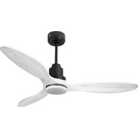 Ventilatore da soffitto Reversibile Termostato Dimmabile Wifi Motore CC Tetti inclinati Telecomando Luce a tre toni Hypersilence Memoria Shopify Vendible (AUTOMATICO) PURLINE SantoriniD132C04LED64631