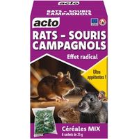 Acto Céréales Mix Rats Souris Campagnols 6 X 25 G - Acto