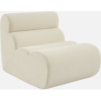 Sillón envasado al vacío modular de borreguito texturizado