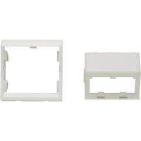 Panduit CFPFS2AW - MINI-COM Bezel 45x45 inclined 2 ports