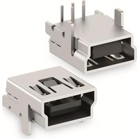 FISCHER ELEKTRONIK USB-Buchse, USB MN 2 B , 10145221, USB Typ B, Polzahl 5