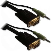 LINEAIRE XPCHD168D Cavo VGA maschio / maschio + uscita audio 2m00