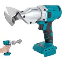 QORVA-Cisaille à métaux électrique sans fil Makita 21 V, ciseaux à tôle, ciseaux électriques sans fil, coupe-bordures pour couper des tôles d'acier de 1 mm/2 mm (batterie non incluse) XXW