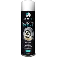 Nettoyant freins 600ml – Dégraissant ultra-puissant – Jet puissant pour dépôts tenaces – Évaporation rapide – Irontek