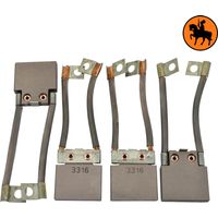 Ensemble de 4 balais de charbon STEINBOCK 003470 6x28x30,5mm