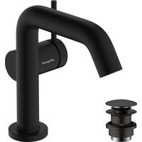 Hansgrohe Tecturis S - Mitigeur de lavabo avec vidage Push-Open, CoolStart, EcoSmart, noir mat 73320670