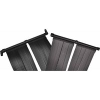 Vidaxl – Chauffage solaire de piscine 80x620 cm – Compatible avec pompes 32/38 mm – Augmente température jusqu'à 10°C – Installation sur toit ou sol