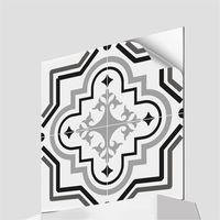 Autocollants De Sol En Carrelage Traditionnels Auto-adhésifs Cuisine Salle De Bain Autocollants De Sol Mats Épaissis Autocollants Imperméables Au Sol Antidérapants 5 Pièces ( Size : 3030CM5PCS)