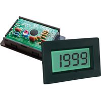 PeakTech Voltmetro digitale da incasso/amperometro 2000 conti, 1 pezzo, LDP-140