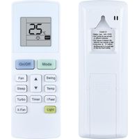 Air Conditioner Télécommande de Remplacement pour Gree Montana Daitsu Hiyasu AC Air Conditioner YAW1F YAW1F1 DS-9UIDN DS12UI-DN DS-12KDB DS18K-DB DS18UI-DA-W GWH09AAB-K6DNA2B/I