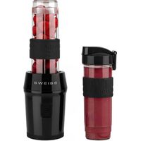 Mini-blender - SWEISS - MOOV9 - 300 W - 570 ml - 2 gourdes - Noir