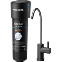 Waterdrop 10UB Système de Filtre à Eau Sous Évier avec Robinet Dédié, 11000 Gallons de Filtration d'Eau de Grande Capacité, Certifié NSF/ANSI 42, Réduit 99,99% le Plomb, le Chlore, le Mauvais Goût