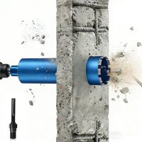 Pour le Béton Lourd L460mm Ø182mm 1¼" UNC avec Adaptateur SDS MAX Trépan Couronne de Forage à sec et Humide Scie Cloche Diamètre Chantier Carrelage pour Maçonnerie Pierre Granit Brique