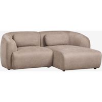 SKLUM Rechtsseitiges 2-teiliges modulares Chaiselongue-Sofa aus Chenille Coquette