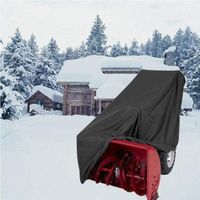 Teli di copertura impermeabili per spazzaneve, coperture resistenti per spazzaneve, 120x10x28x1 cm, copertura protettiva per spazzaneve con borse per il trasporto