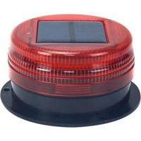 Lampe de poche magnétique puissante pour toit solaire, lampe de poche pour véhicule d'ingénierie, feu de stationnement de nuit solaire,rouge