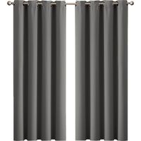 Marlow Thick Blackout Curtains 2 Panels Thermal Eyelet Ring Top 117x183 Washable