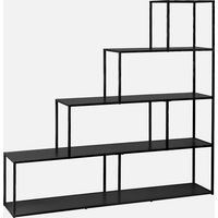 Estantería escalera de metal con 4 niveles