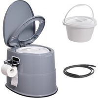 Toilette Portable avec Réservoir à Matières 5 L Toilette de