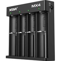Chargeur de batterie XTAR pour batteries Li-ion et NiMH MX4