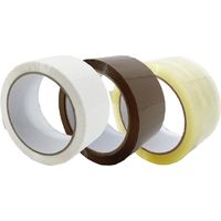 IMBALLAGGI 2000 - Nastro Adesivo Pacchi Rosso in Polipropilene 36Pz 5cm x 66Mt x 76mm, Nastro Adesivo Colorato Resistente a Strappo Silenzioso, Nastro Imballaggio per Spedizioni, Scatoloni e Trasloco
