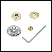 SHINING HOUSE Kit de 5 piezas de tuercas para cabezal de desbrozadora universal, kit de mantenimiento de cuchillas para cortadora de césped para máquina de jardinería Stihl para desbrozadora forestal,