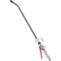 Pistolet de soufflage pneumatique à haut débit avec buse coudée pour compresseur – Idéal pour le nettoyage des interstices de machines et des châssis de véhicules (ABG-400)