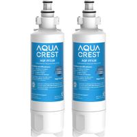 AQUACREST 257760 Filtre à Eau pour Réfrigérateur, Compatible avec Panasonic CNRAH-257760, 125950 NR-B53V1 NR-B53V1-WB/X1D NR-BG53V2 NR-BG53VW2 NR-B53V2-XE NR-B54X1-WB/E, EcoAqua EFF-6032B, AH-PCN(2)