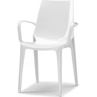 Chaise design, Chaise design avec accoudoirs - VANITY - deco Blanc en Plastique, Scab design