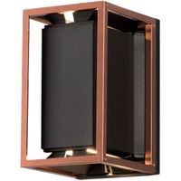 LED lampe d'extérieur Vale Up-Down noir avec cuivre rouge - 424-759
