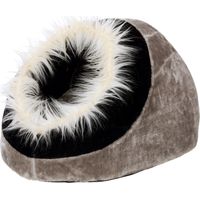 K & F Cueva Letto per gatti con capelli neri 40 x 40 x 28 cm