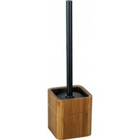 Wenko SERRO Cepillo WC Bambú y Negro Elegante