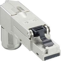 Lumberg 2542 03 Modularstecker, Cat. 6a, 8p8c (RJ45), abgewinkelte Ausführung 167445 Stecker, gewink