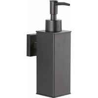 Wall Mounted Soap Dispenser Made of 304 Stainless Steel – Matte Black – for Daily Use
