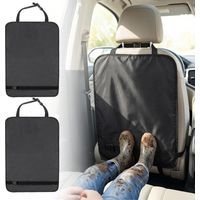 2 Pieces Car Seat Protectors, 60 x 45 cm Oxford Cloth Car Seat Back Protector, To Protect From Dirt, Waterproof Kick Mats Back Seat Protector for Kids for Universal Cars, Saloons, Trucks, SUVs