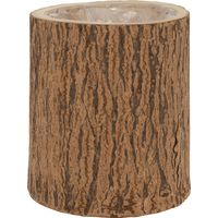 Cache-pot en écorce de paulownia