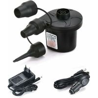 Pompe à Air Électrique Gonfleur Dégonfleur, Pompe Electrique avec 3 Buses Gonfleur Matelas Gonflable pour Matelas Pneumatique, Matelas Gonflables, Pataugeoire,Anneau de Natation (Maison/Voiture)
